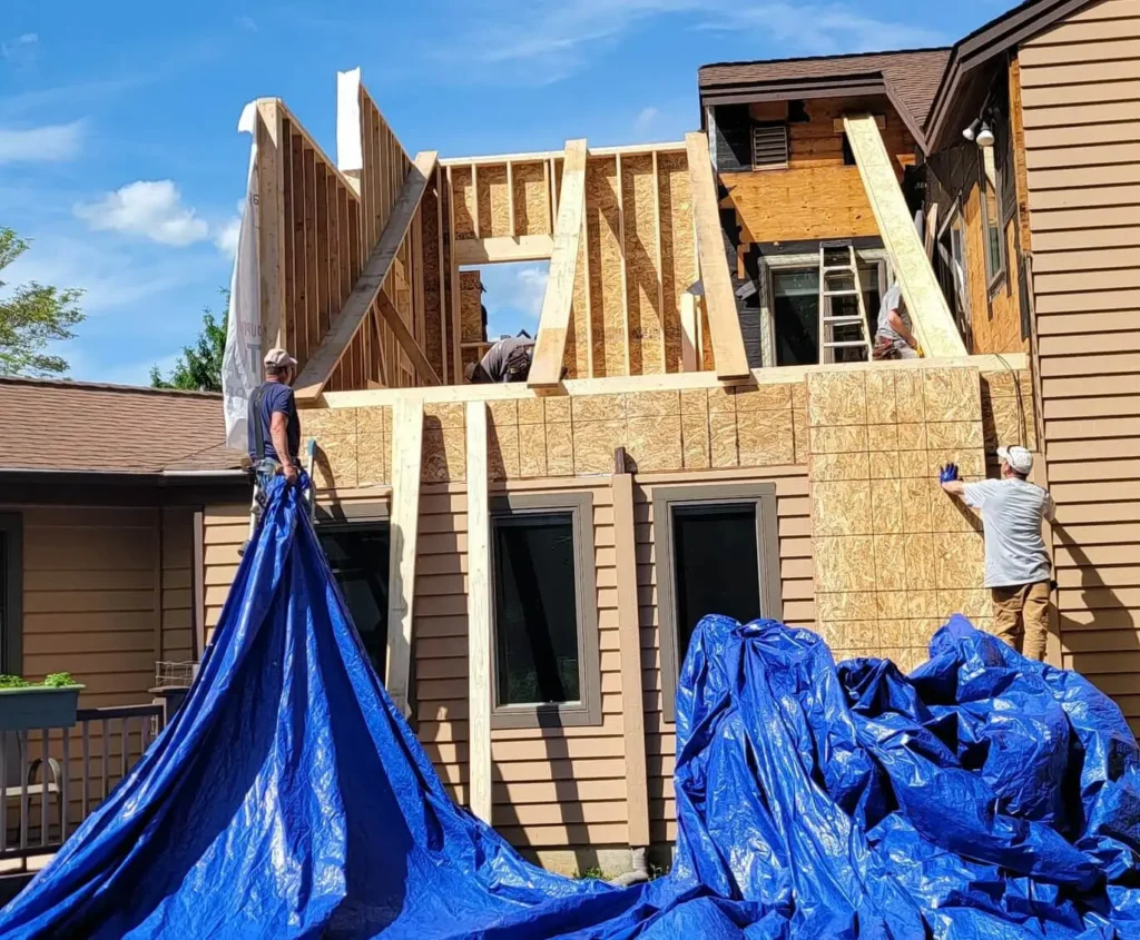 Home Addition During Construction