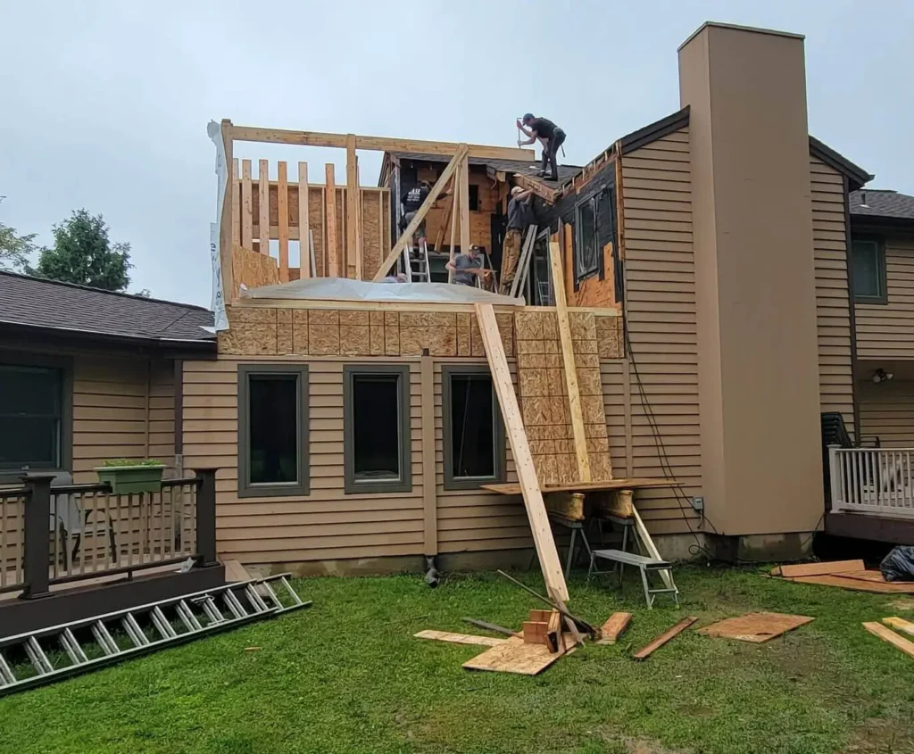 Home Addition Construction - Framing