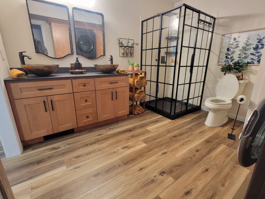 Finished Basement with a full bathroom