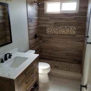 Custom Showers Small Bathroom Remodel