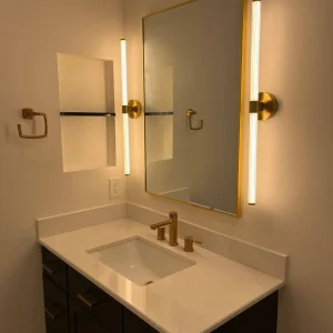 Bathroom Remodel Vanity Mirror and Sink